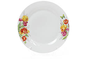 Обідня порцелянова тарілка 27см Іриси - 12 шт УПАКОВКА ТОВАР ВІД ВИРОБНИКА