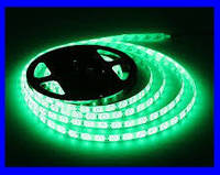 LED Ленты (3528) Green - Зелёный длинна 5м Лед (ВидеоОбзор)