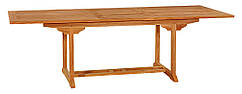 Тиковий стіл розкладний прямокутний TE-180T