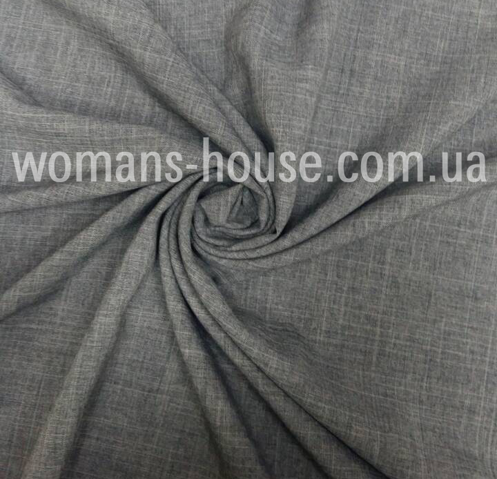 Льон Габардин Сірий, фото 1