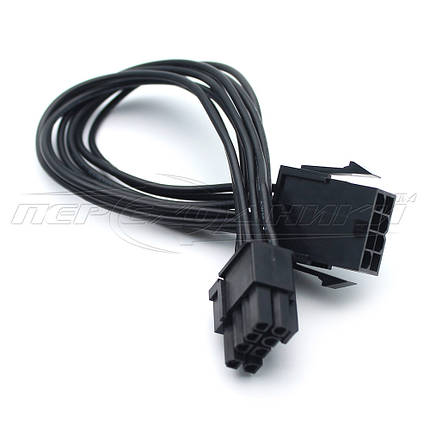 Кабель живлення для відеокарти 6+2 pin to 8 pin, 20 см, фото 2