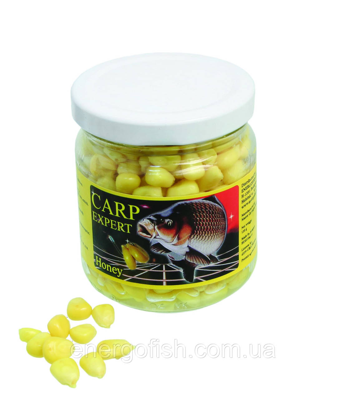 Кукурудза Energofish Carp Expert 10-15 мм 212 мл Honey Мед жовта (98004003), фото 1