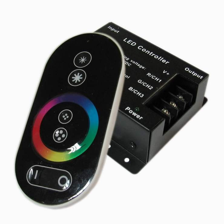 RF RGB контроллер Touch Series радио с сенсорным пультом для светодиодной ленты - фото 3 - id-p33554205