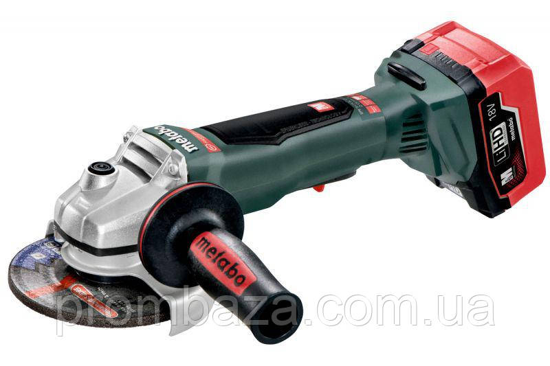 Акумуляторна болгарка Metabo WPB 18 LTX BL 125 Quick