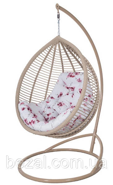 Крісло кокон із штучного ротанга Кіт Kompred uk010, фото 1