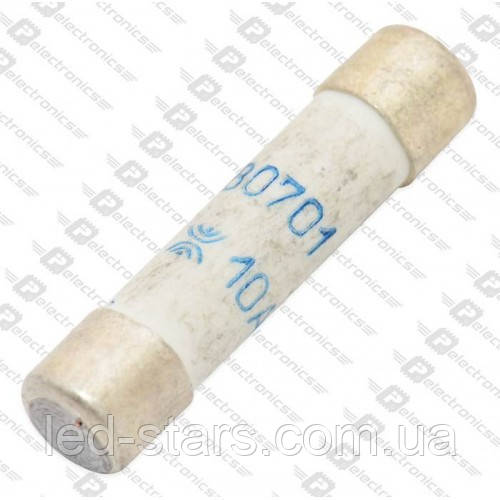 ВП3Б-1В 10А 250В (7,2x30) Вставка плавка (запобіжник), кераміка, фото 1