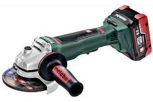 Акумуляторна болгарка Metabo WPB 18 LTX BL 125 Quick LiHD 2x8.0 А·год