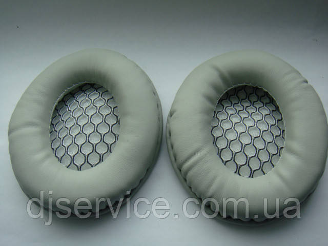 Подушки сірі 105x90mm для навушників, фото 1