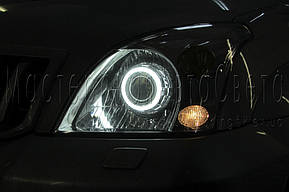 Toyota LC Prado 120 - установка биксеноновых линз Moonlight G6/Q5 3,0" D2S H4  1