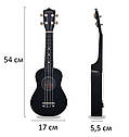 Укулеле сопрано Aplila BK (чорний), фото 2