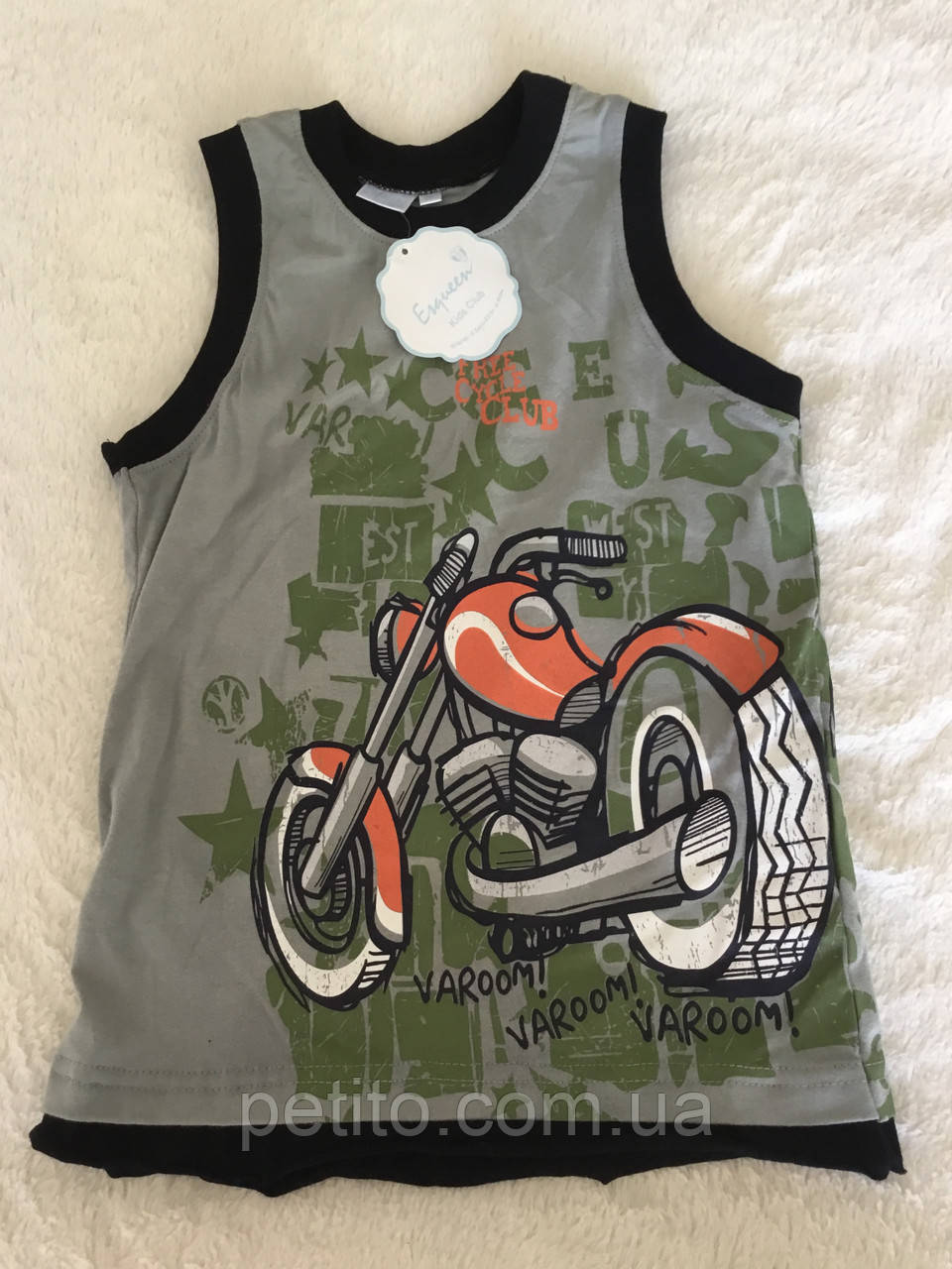 Майка для хлопчика дитяча з принтом, фото 1