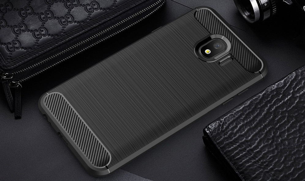Чехол на samsung j4 2018 CARBON