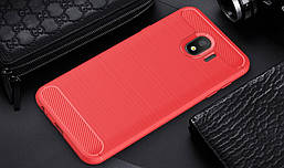 Чехол на samsung j4 2018  CARBON