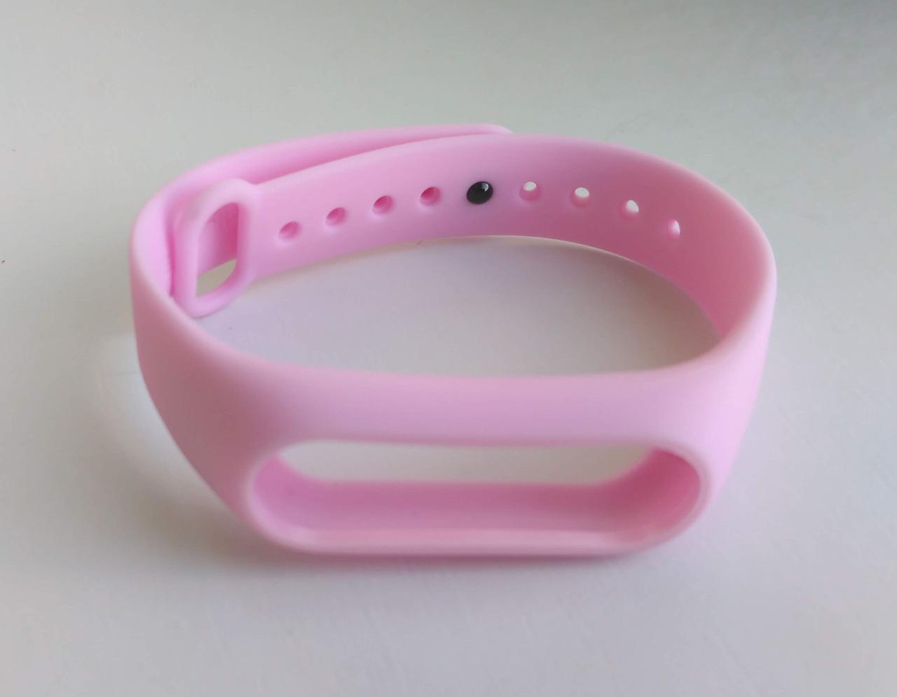 Ремінець Xiaomi Mi Band 2 MiJobs силіконовий браслет Світло-рожевий 1087P