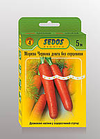 Семена на ленте морковь Красная Длинная без сердцевины 5м