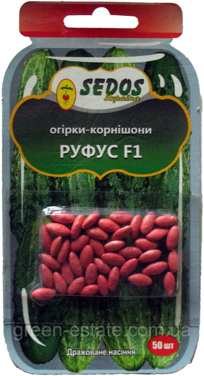 Насіння огірків-корнішонів Руфус F1