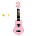 Укулеле Сопрано Aplila Rose (Чехол + корпуслект струн + Медіатор + 2 наконечники на пальці), фото 3