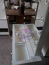 Стіл візажиста з вітриною на стільниці, гримерный столик, дзеркало з підсвіткою, білий, фото 10