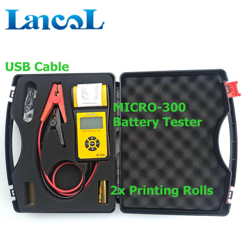Lancol micro 300 (mini print) професійний аналізатор акб 12В