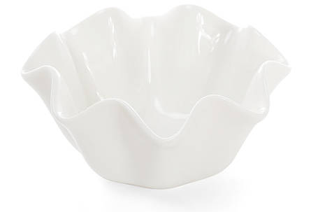 Піала порцелянова Хвиля 275 мл, колір — білий, у пакованні 2 шт. (988-114), фото 2