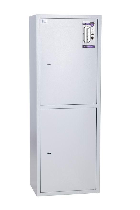 Сейф офісний Ferocon БЛ-127К2.Т1.П2. 7035 1275(в)х460(ш)х340(гл)