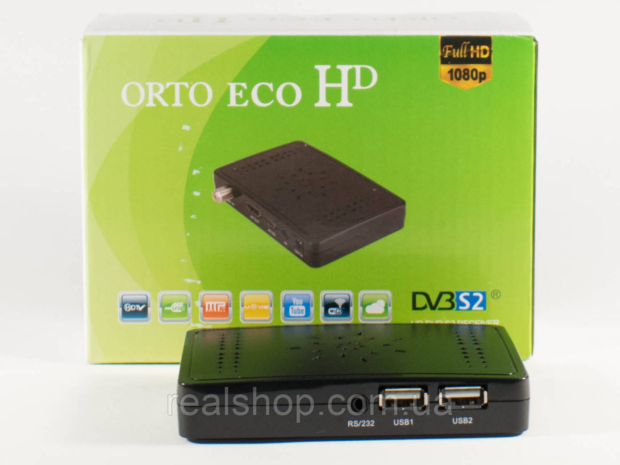 ORTO eco HD (Спутниковый ресивер) + бесплатная прошивка! - фото 1 - id-p734520557