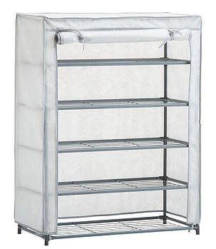 Шафа тканинна для взуття, 4 полиць, висота 90 см