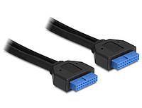 Планка корпусна USB3.0 Pinheader Delock (70.08.3124) F/F 19pin 0.45m AWG28+30