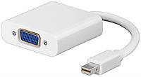 Перехідник відео DisplayPort mini-VGA HD15 M/F (VGA-екран) Goobay (75.05.1730) v1.1 1080p 0.2m MacBook/iMac...