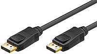 Кабель монітора-сигнальний DisplayPort M/M 2.0m Gutbay (78.01.4343) v1.2 4K@60Hz +LockMech 3D Gold