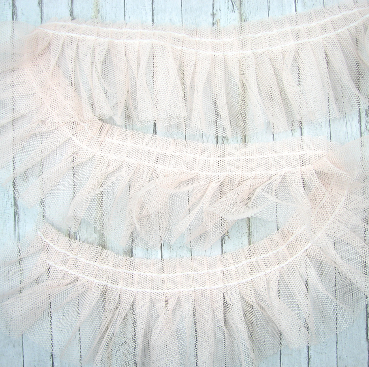 Фатин світлий персик 5 см, відріз 1м FTN001-4, фото 1