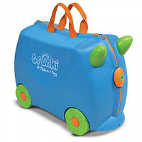 Чемодан детский на колесах Bernard, голубой Trunki TRU-B054