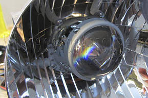 Toyota LC Prado 120 - установка биксеноновых линз Hella 3R F1 3.0" дюйма (⌀76мм) D2S/D4S  3