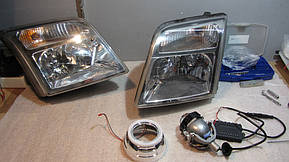 Ford - установка светодиодных линз 3