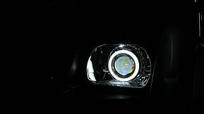 Ford - установка светодиодных линз 8