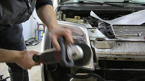 Ford - установка светодиодных линз 10