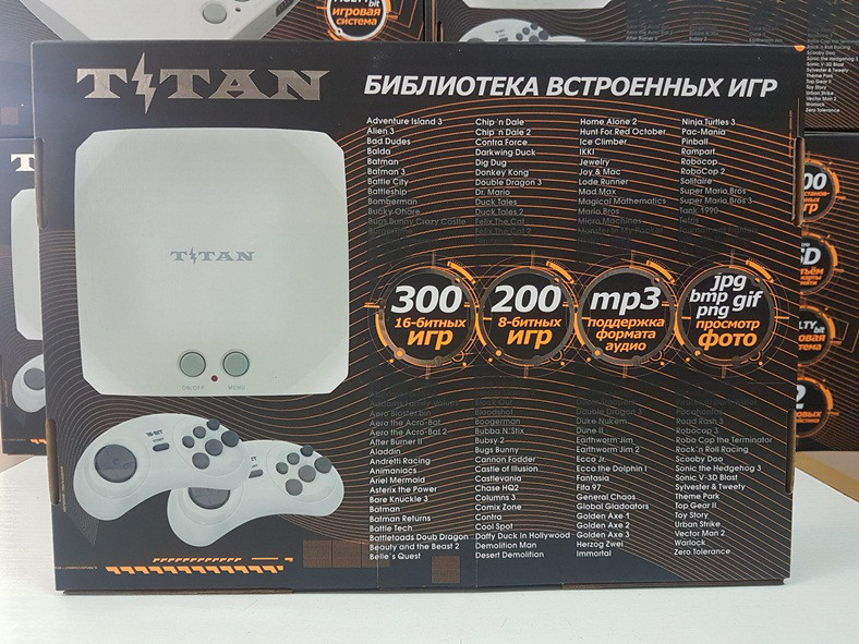Ігрова приставка Титан 3 500 вбудованих ігор Dendy 8 Bit Sega Mega ...