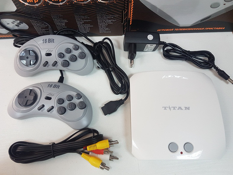 Ігрова приставка Титан 3 500 вбудованих ігор Dendy 8 Bit Sega Mega ...