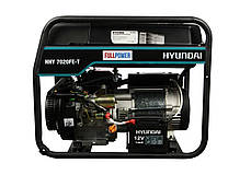 Бензиновий генератор Hyundai HHY 7020FE-T, фото 4