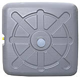 Бак для душу 150 л з лійкою пластиковий для дачі літній Командор 2000, фото 4