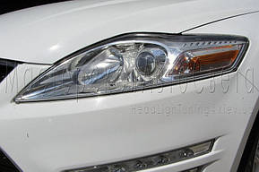 Ford Mondeo 4 - установка светодиодных Bi-LED линз Optima Premium Professional Series 3,0" дюйма  6