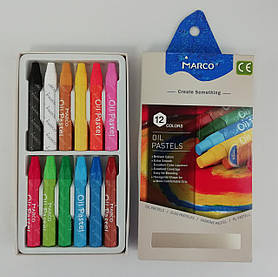 Пастель Олійна 12 кольорів 4800ОР-12 Marco