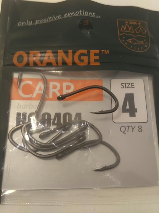 Коропові гачки #4.Orange carp
#4