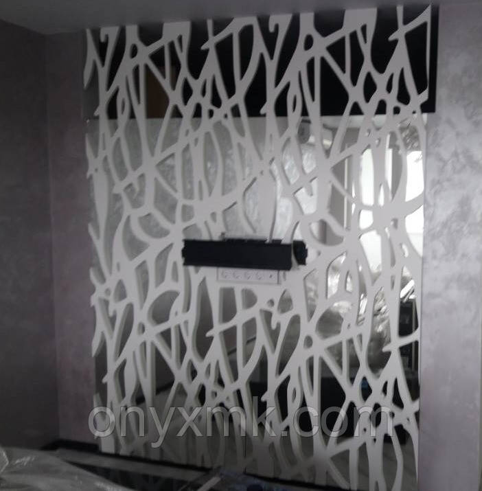 Декоративна панель 3D на дзеркалі