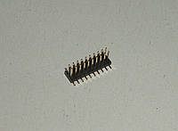 Разъем коннектор 1.27 mm 2 x 10 pin (угловой) папа male