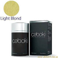 Пудра загуститель волос Caboki 8 цветов для объема камуфляж лысины как Fully Toppik Light Blond Светлый