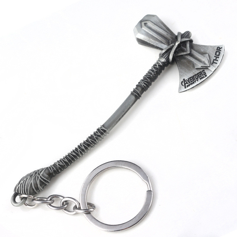 Брелок GeekLand Thor Тор Stormbreaker Штормбрейкер Шторм-секира 10.012 срібло.789, фото 1