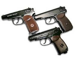 Порівняння копій пістолета Макарова виробництва Umarex, KWC і Байкал (МП)