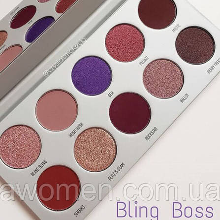 Тіні для очей Morphe THE JACLYN HILL EYESHADOW PALETTE (Bling Boss) 10 кольорів