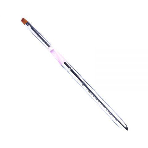 Плоска кутова кисть для гелю № 6